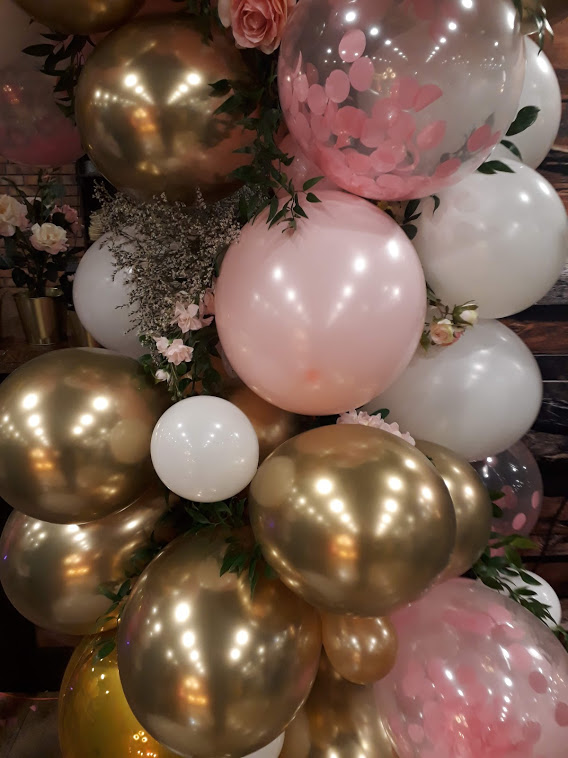 Girlanda z balonów - targi ślubne w Krakowie