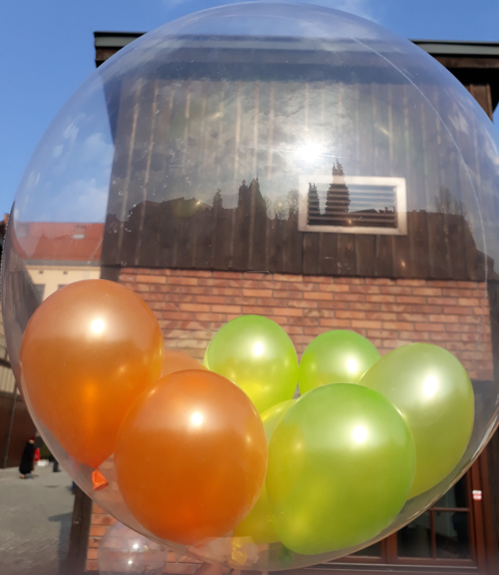 Balon Dekoracyjny Deco Bubble - przeźroczysty. Balony w Balonie