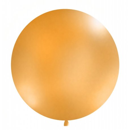 Balon Gigant o średnicy 1m - Pastel Pomarańczowy