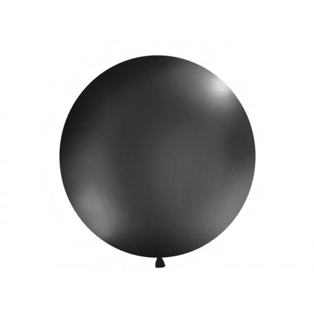 Balon Gigant o średnicy 1m - Pastel Czarny