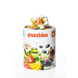 Cubika Puzzle Puzzlika duo, Co jedzą zwierzątka?