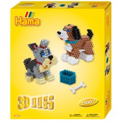Hama 3243 - Pieski z Koralików Midi w wersji 3D
