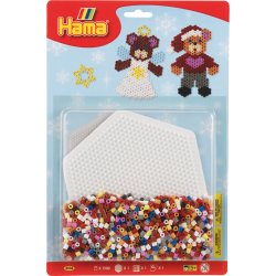 Hama 4204, Zestaw świąteczny Misie, Koraliki Midi