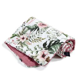 Kocyk Velvet Cotton, Wild blossom, Mulberry, La Millou