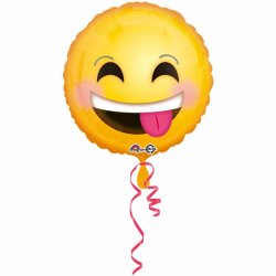 Balon Emotikon Uśmiechnięty - 43cm