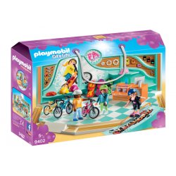 Playmobil 9402 - Sklep rowerowy i skateboardowy