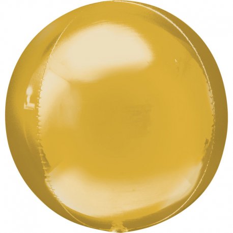 Balon dekoracyjny Orbz (Kula) - Złoty