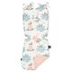 Thick Stroller Pad, yoga candy sloths, Powder Pink, La Millou