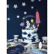 Topper na tort Kosmos, 9,5 cm - 24,5 cm