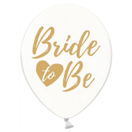 Balon Bride to be - Crystal Clear - 30 cm