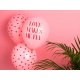 Balon 30 cm, Love makes me fly, Pastel Baby Pink