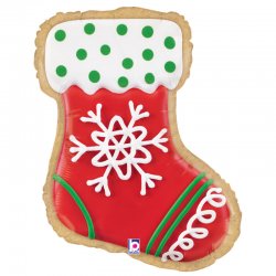 Balon - Skarpeta Św. Mikołaja - Stocking Cookie
