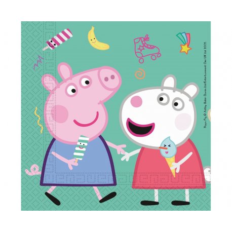 Serwetki Świnka Peppa - Peppa Pig 33 x 33 cm 20 szt