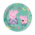 Talerzyki papierowe Świnka Peppa - Peppa Pig 8 szt, 20 cm