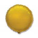 Balon foliowy okrągły 18" złoty