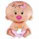 Balon foliowy "Bobas dziewczynka" - Baby Shower - 61 cm