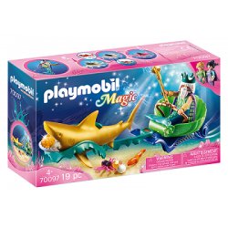 Playmobil 70097 - Król morza z rekinem
