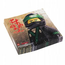 Serwetki "Lego Ninjago" - 20 sztuk 33x33 cm