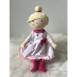 Lalka Kornelia w sukience w kropki