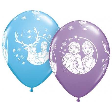 Balony lateksowe FROZEN - mix - 27,5 cm