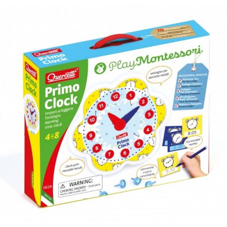 Quercetti 0624 - Montessori Pierwszy zegar