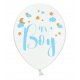 Balony 30 cm, It's a Boy, Pastel Pure White