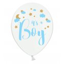 Balony 30 cm, It's a Boy, Pastel Pure White