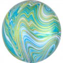 Balon Orbz Kula Dekoracyjna - "Marblez" 38 x 40 cm - 16 cali