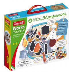 Quercetti 0623 - Montessori - Magnetyczne zawody
