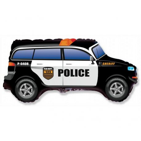 Balon foliowy - "Police Car" - 24" (61cm)