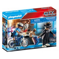 Playmobil 70573 - Policyjny rower - Pościg za kieszonkowcem