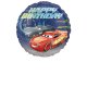 Balon Foliowy Auta (Cars) - "Happy Birthday" - 43 cm