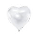 Balon foliowy Serce, 61 cm, biały