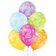 Balon lateksowy Dwójka - 30 cm - Miks kolorów pastelowych