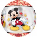 Balon Orbz "Mickey Mouse" - przeźroczysty 38 x 40 cm