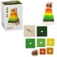 Cubika 15276 - Drewniana piramidka dla dzieci - LD-15