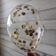 Balon ze złotym confetti, 12 cali