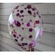 Balon z różowo-złotym confetti, 12 cali