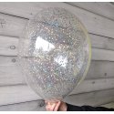 Balon z brokatem holograficznym, 12 cali