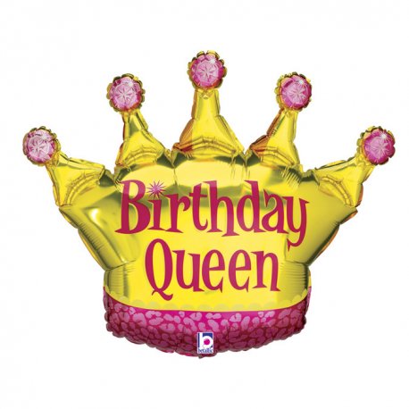 Balon Urodzinowy Korona (Birthday Queen) - 91 cm