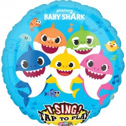 Balon Grający - Baby Shark - 71 cm