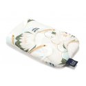 Baby Bamboo Pillow, Heron in Cream Lotus, La Millou