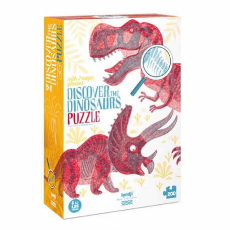 Puzzle Londji - Odkryj Świat Dinozaurów