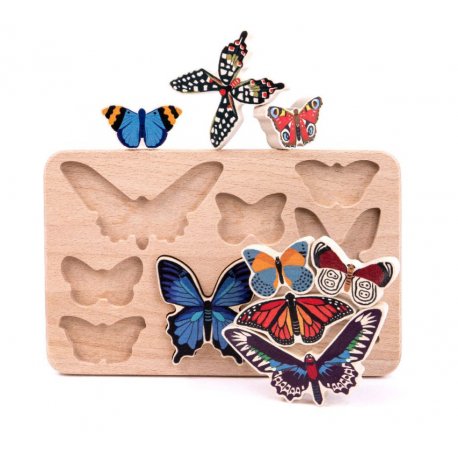 Bajo 97360 - Sorter motyle - drewniana układanka