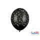 Balon Halloween - Złote nietoperze - balon lateksowy