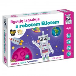 Rysuję i zgaduję z robotem Eliotem, zadania 4-5lat