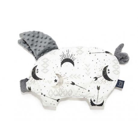 Poduszka Sleepy Pig, Bright Luna, Dark Grey, La Millou