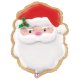 Balon foliowy - Św. Mikołaj - Santa Cookie - 61 cm