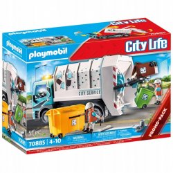 Playmobil 70885 - Śmieciarka z sygnałem świetlnym