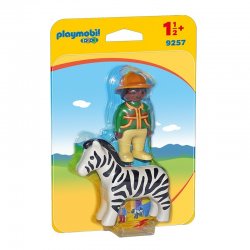 Playmobil 9257 - Opiekun zwierząt z zebrą